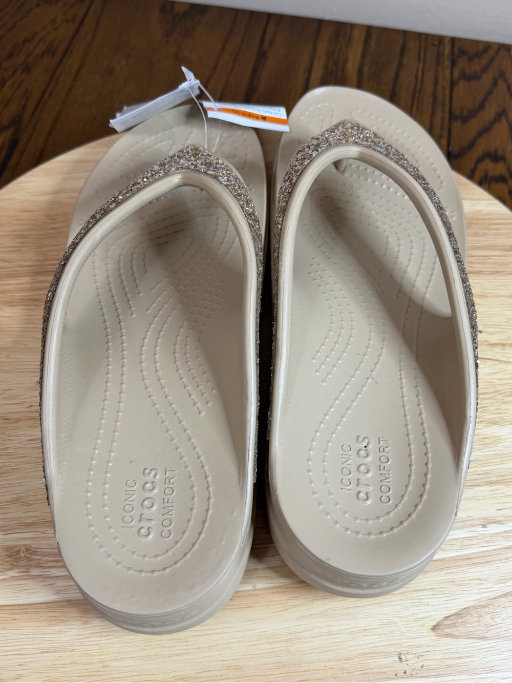 Crocs women’s sloane glitter sandals - Picture 6 of 10